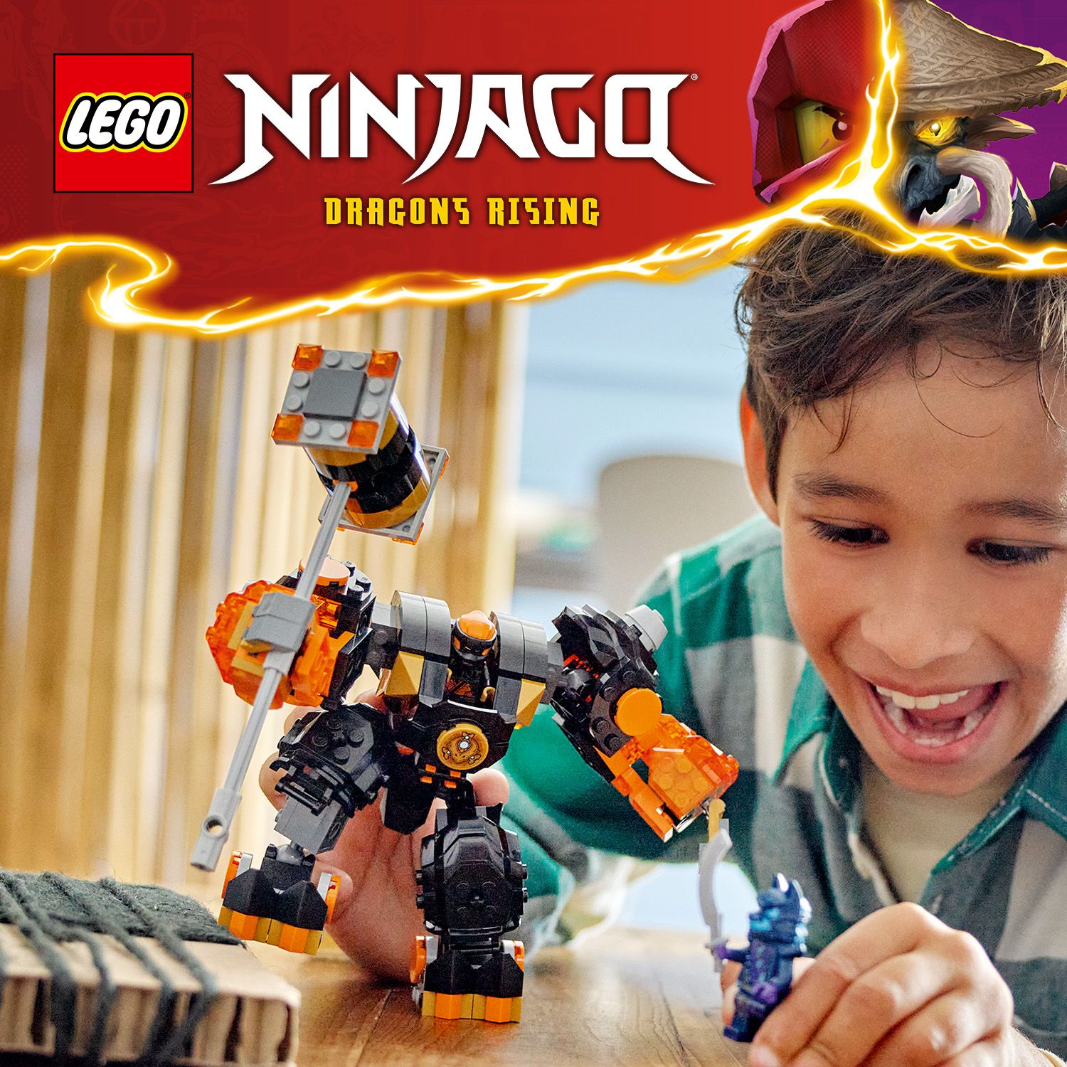 Удивительный персонализированный набор с роботами NINJAGO®
