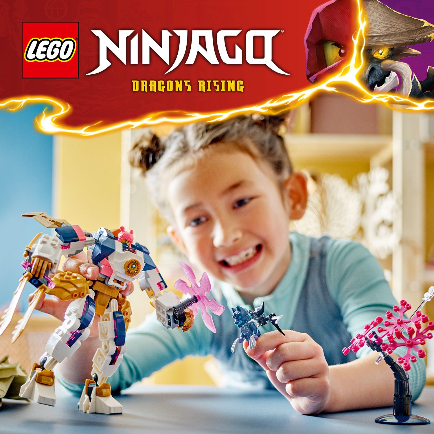 Потрясающий персонализированный набор с роботами NINJAGO®