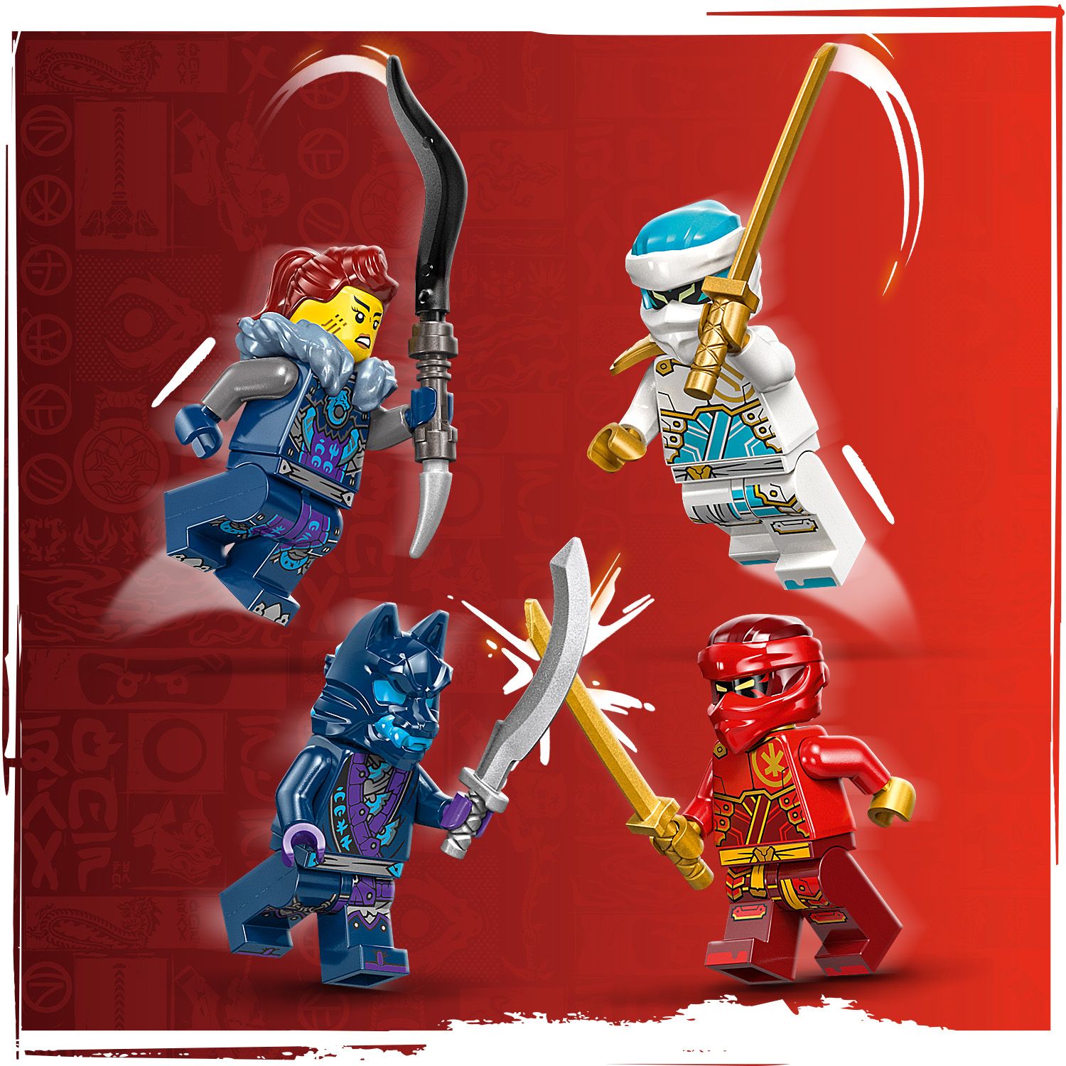 4 мини-фигурки NINJAGO®