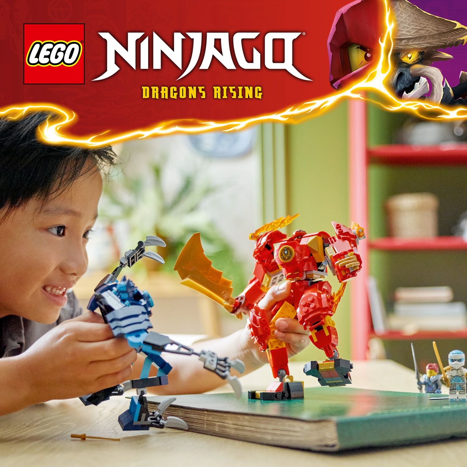 Невероятный персонализированный набор с роботами NINJAGO®
