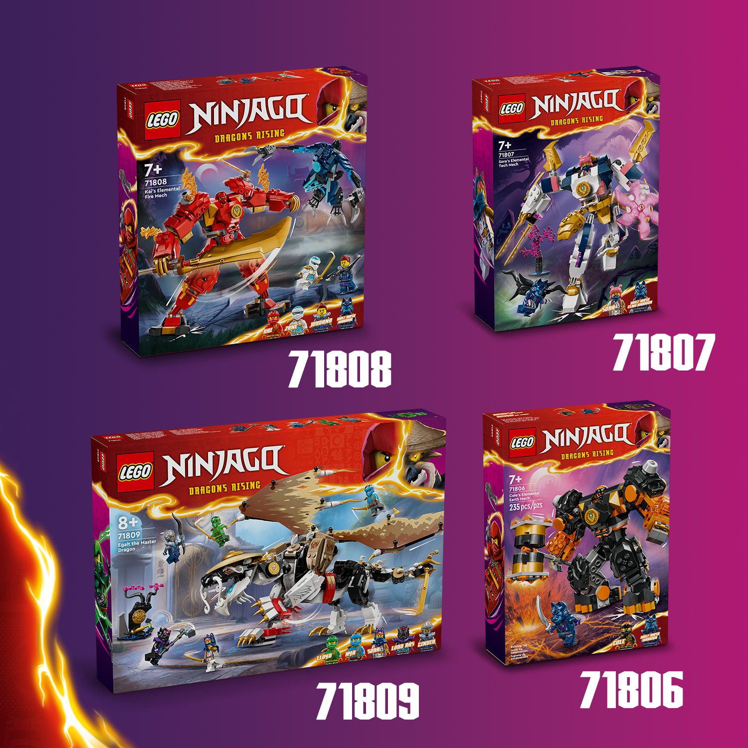 Больше наборов LEGO® NINJAGO® для коллекционирования