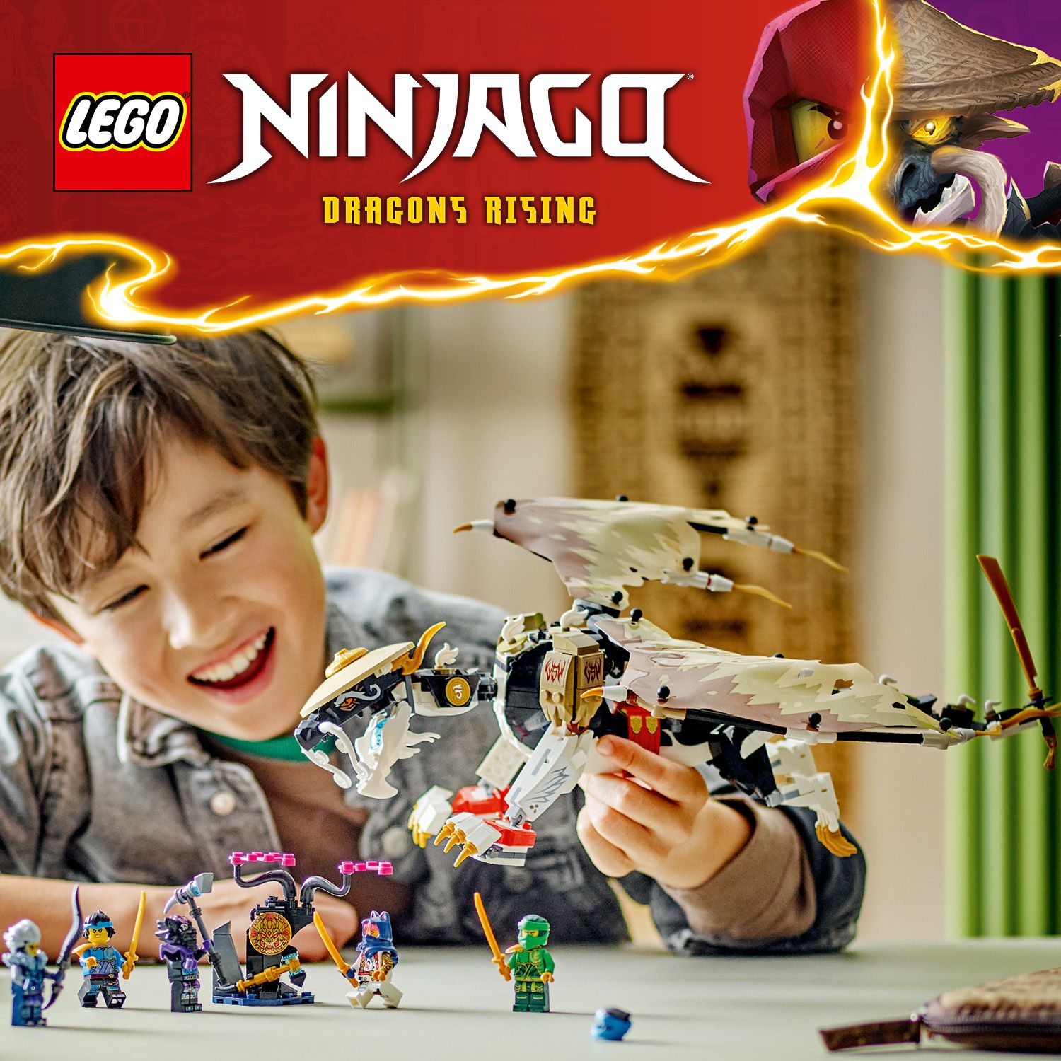 Потрясающий набор LEGO® NINJAGO® с драконом
