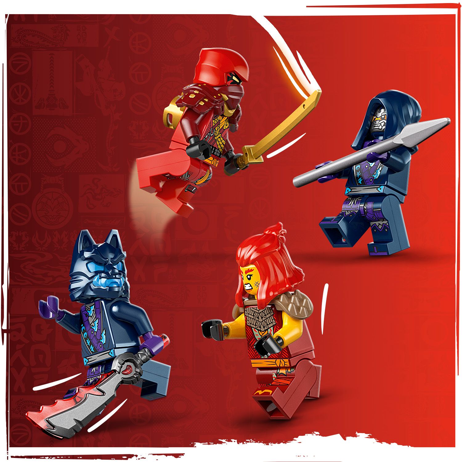 4 мініфігурки персонажів NINJAGO®