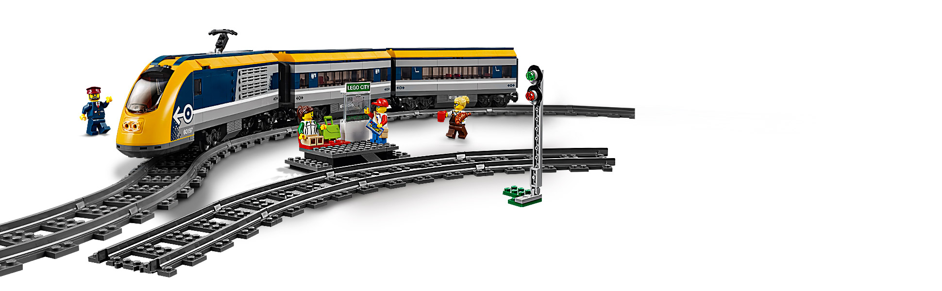 Создайте свое собственное приключение в поезде LEGO® City!
