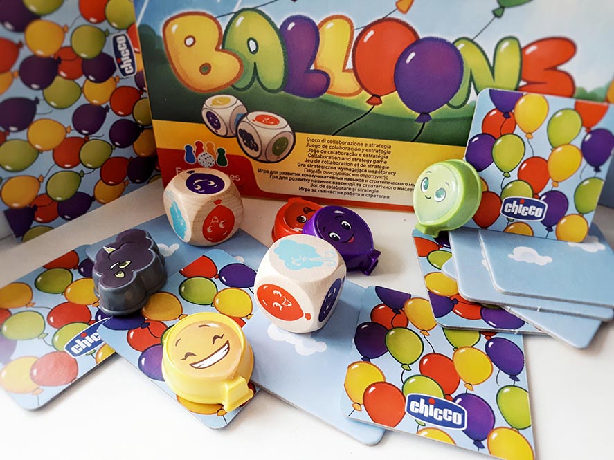 Семейная настольная игра Chicco Balloons