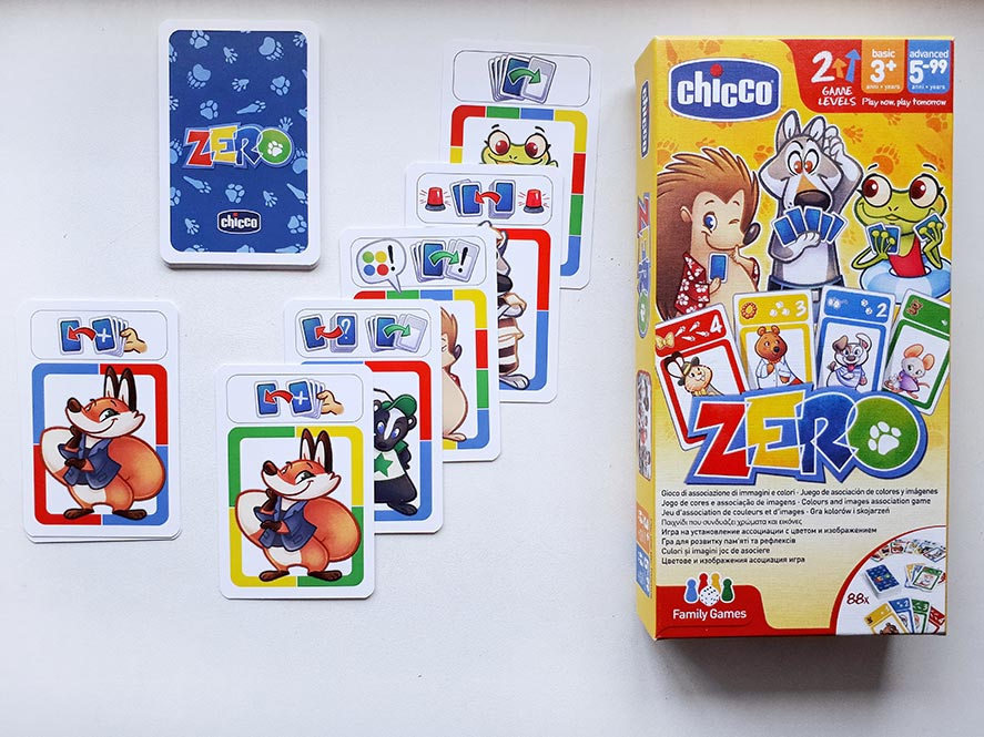 Семейная настольная игра Chicco Zero