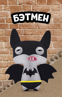 М'яка іграшка Fuggler DC Comic Бетмен