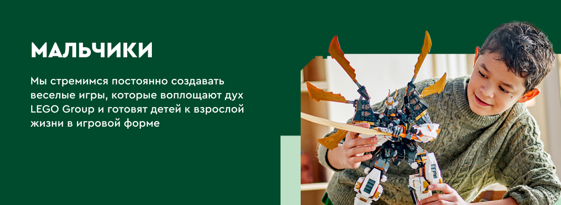 Конструкторы LEGO для мальчиков