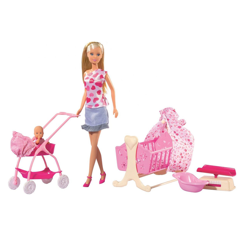 Акція на Лялька Штеффі з немовлям Simba (5730861) від Будинок іграшок
