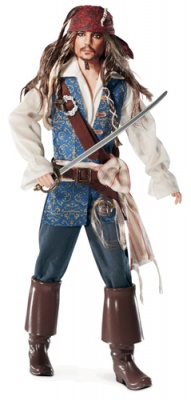 Кукла Джек Воробей из коллекции Пираты Карибского моря Barbie (Т7654)