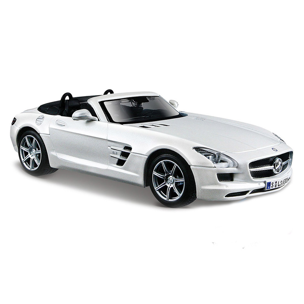 

Автомодель Mercedes-Benz SLS AMG Roadster Maisto 1:24 серебристый (31272 silver)