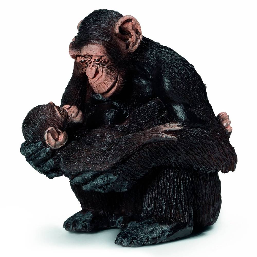 

Фигурка Schleich Самка шимпанзе с детенышем (14679)
