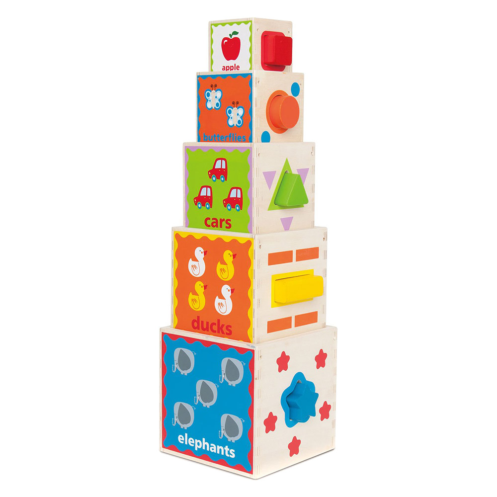 

Пирамидка Hape Кубики (Е0413)