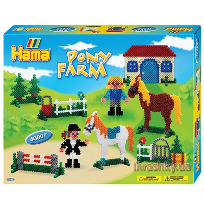 

Термомозаика Hama Ферма пони 4000 бусин (3136)
