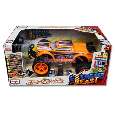 

Автомодель на р/у Maisto Extreme Beast оранжевый (81128 orange)