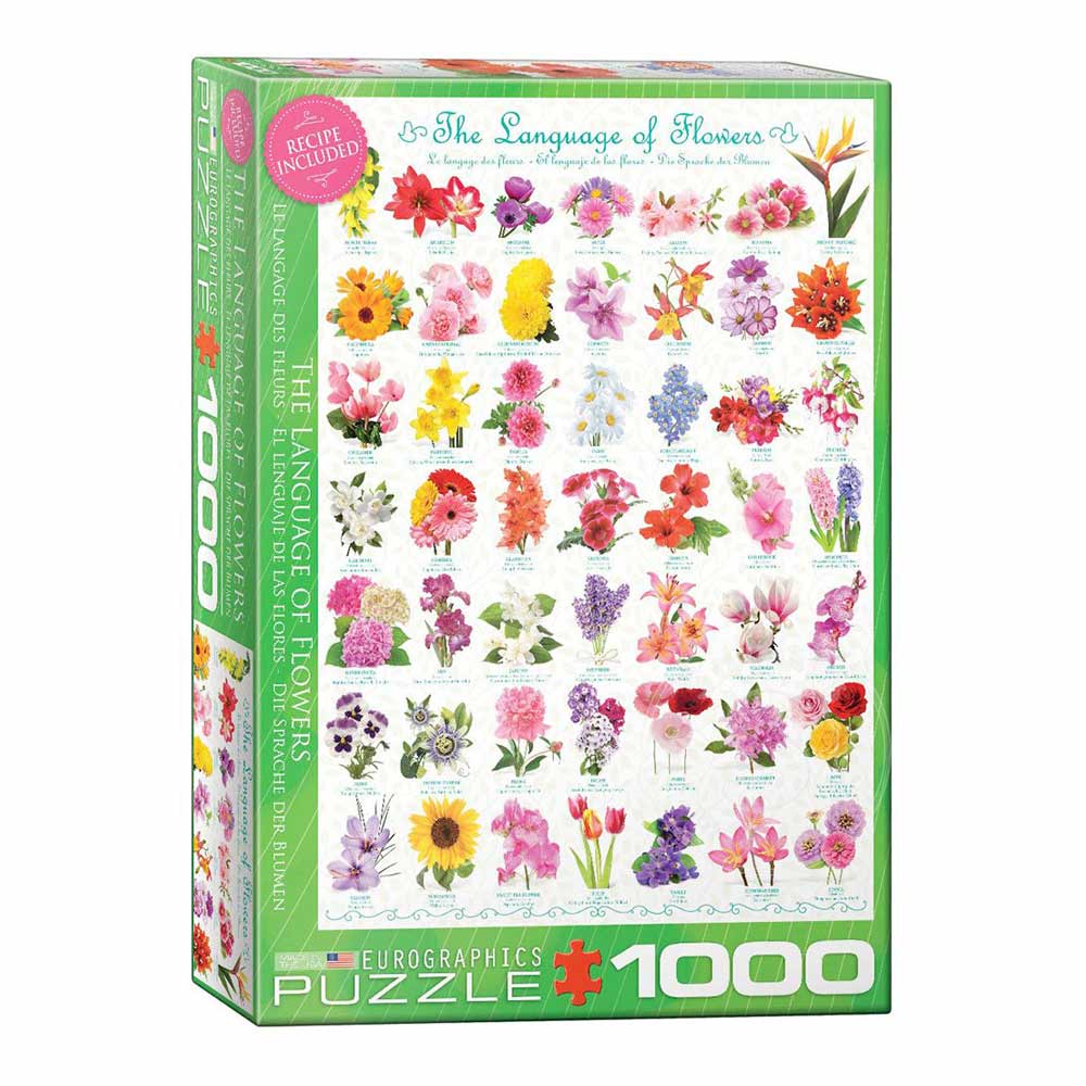 

Пазли Eurographics Мова квітів 1000 елементів (6000-0579)