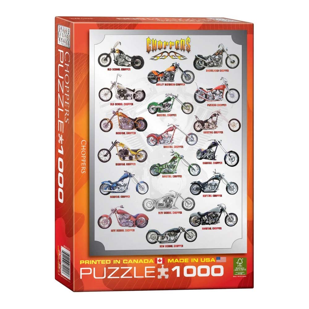 

Пазл Eurographics Чопери 1000 елементів (6000-1021)