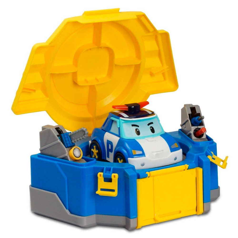 

Игровой набор Poli Robocar Кейс трансформер Поли с гаражом (83072)
