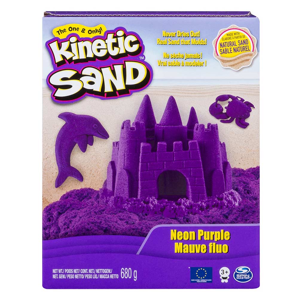 

Кинетический песок для творчества Kinetic Sand Color фиолетовый 680 г (71409P)