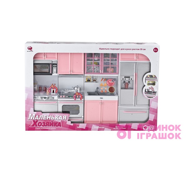 

Кукольный набор Маленькая хозяюшка QunFeng Toys розовая (26211Р/R)