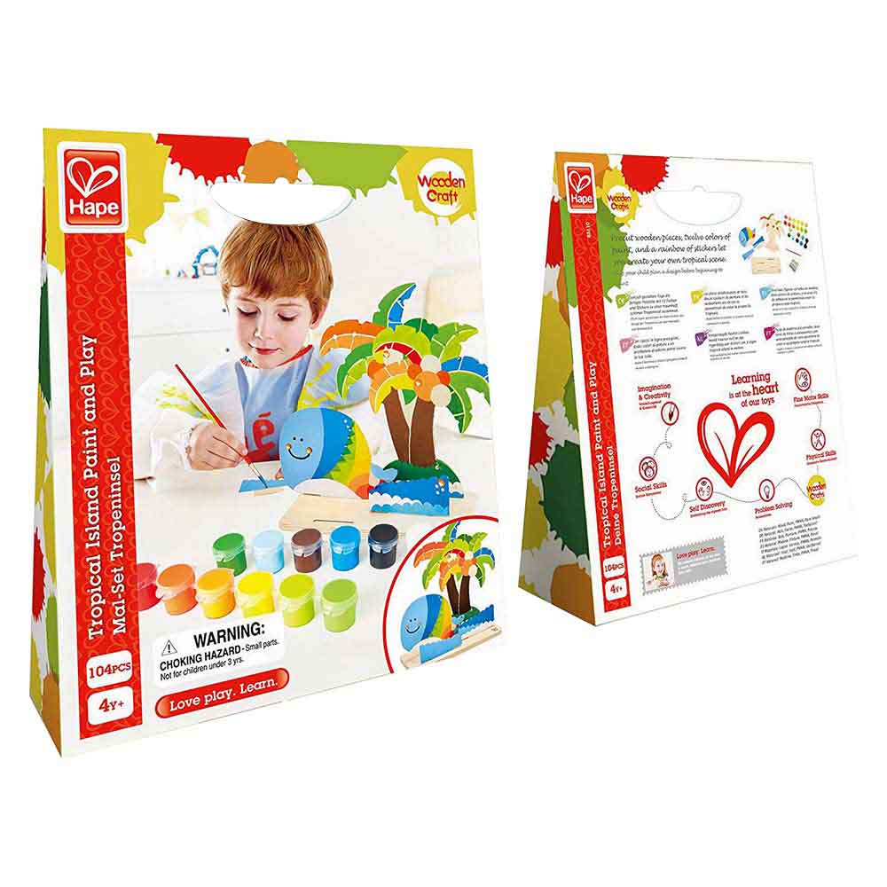 

Набор для раскрашивания HAPE Тропический остров (E5110)
