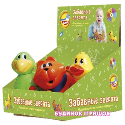 

Каталка Just Cool Веселые зверята (211B)