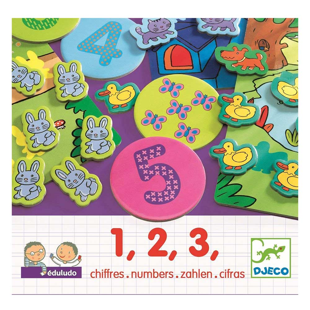 

Развивающие наклейки DJECO 1 2 3 (DJ08315)