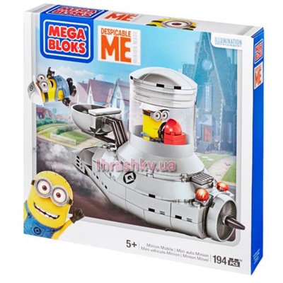 

Конструктор Mega Bloks Миньономобиль с аксессуарами (CNC82)