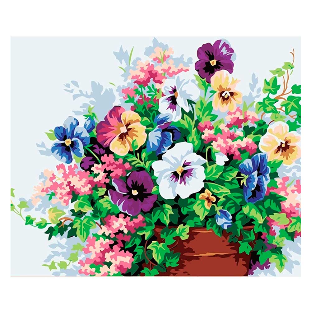 

Набор для рисования Букет Анютины глазки Идейка (КН143)