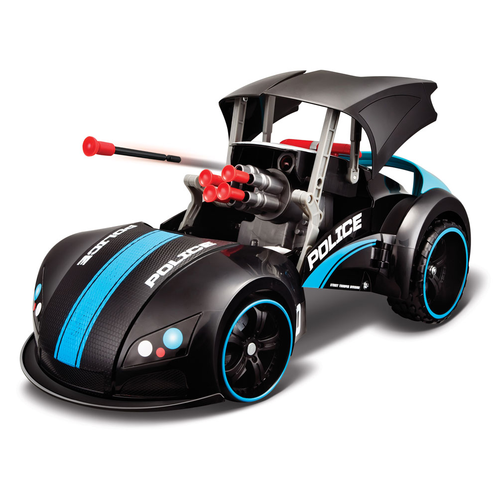 

Машинка-трансформер Maisto Tech Street troopers project 66 черно-синяя (81107 black/blue)