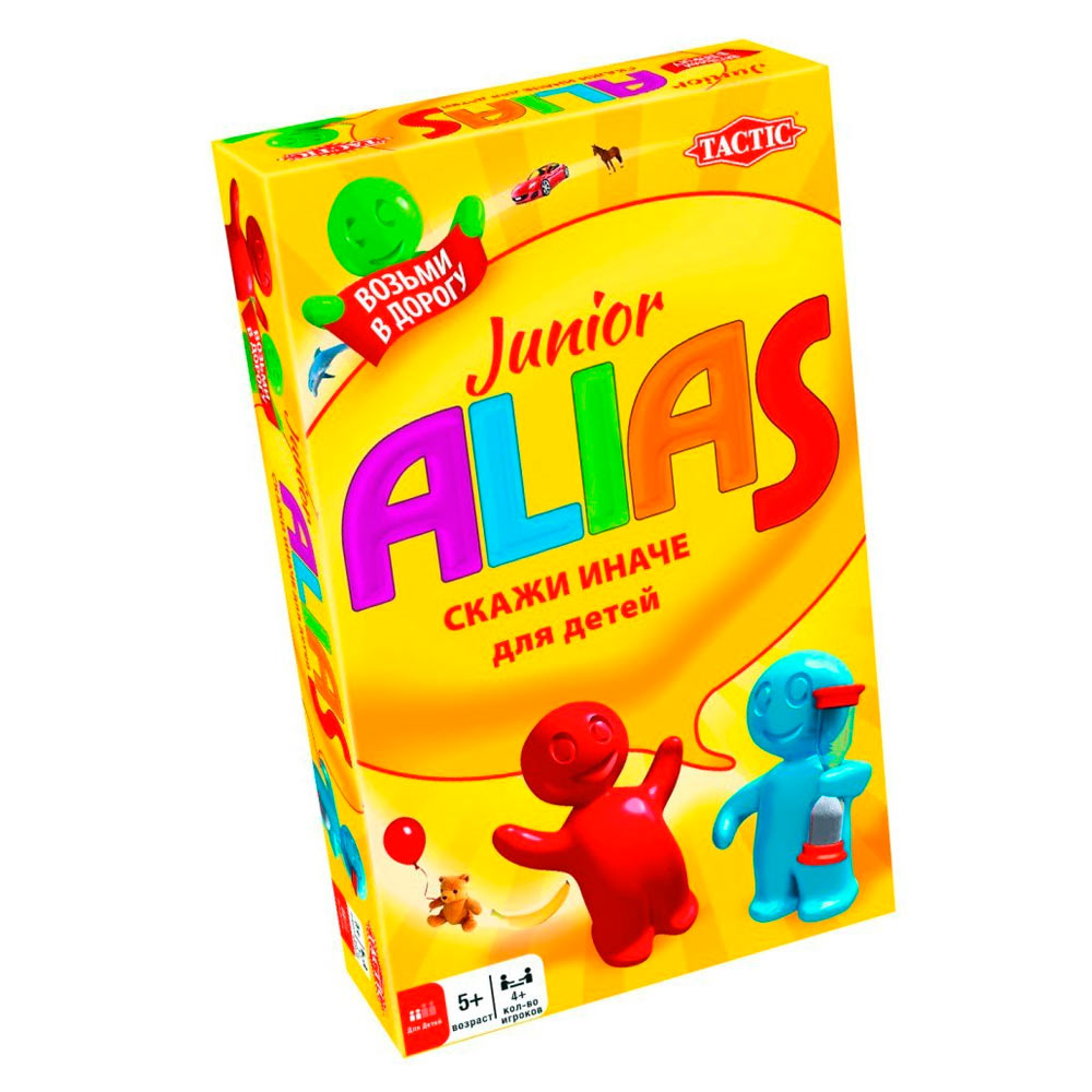 

Настольная игра Tactic Alias Junior дорожная версия русскоязычная (53369)