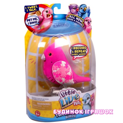 

Интерактивная птичка Moose Розовый лепесток Little Live Pets (28062)