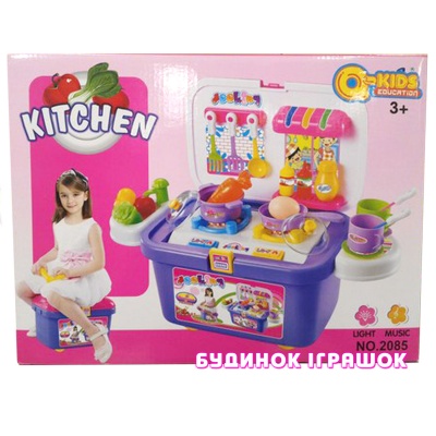 

Кухонный игровой набор на колесах (N2085)