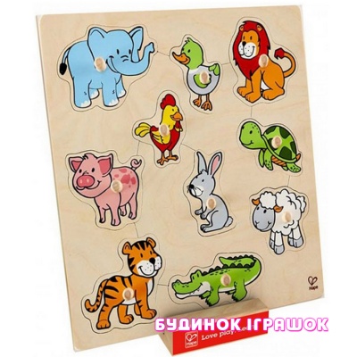 

Игрушка-пазл HAPE Дружные животные (Е6318)