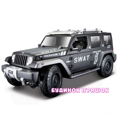 Машинка Maisto Jeep Rescue Concept Police 1:18 (36211 black)