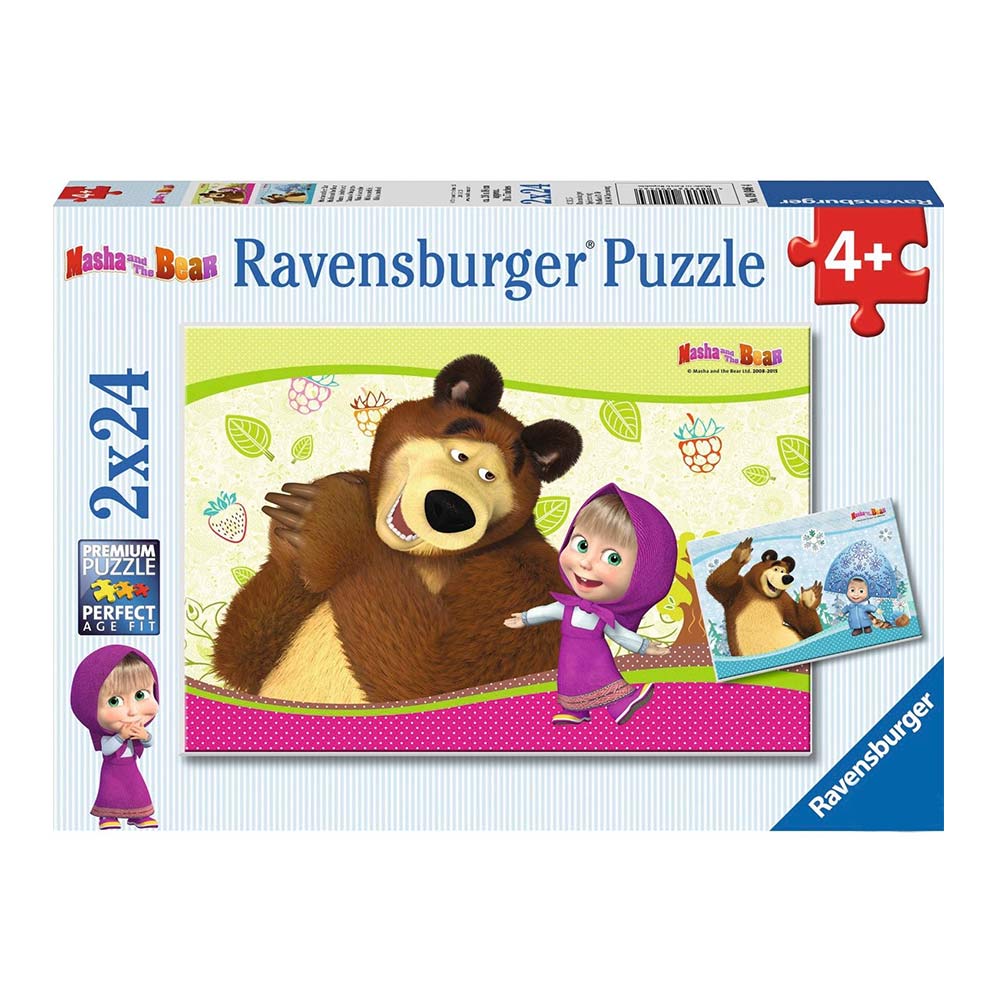 

Пазл Маша и медведь Ravensburger 2 в 1 (09046R)