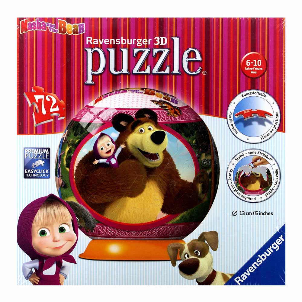 

3D пазл Маша и медведь Ravensburger (12178)