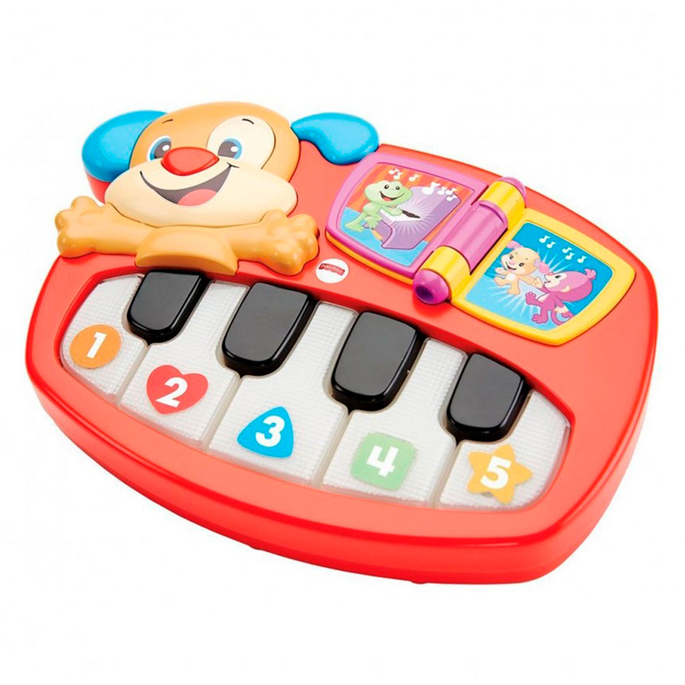 

Музыкальный инструмент пианино Умного щенка Fisher-Price На русском (DLK15)