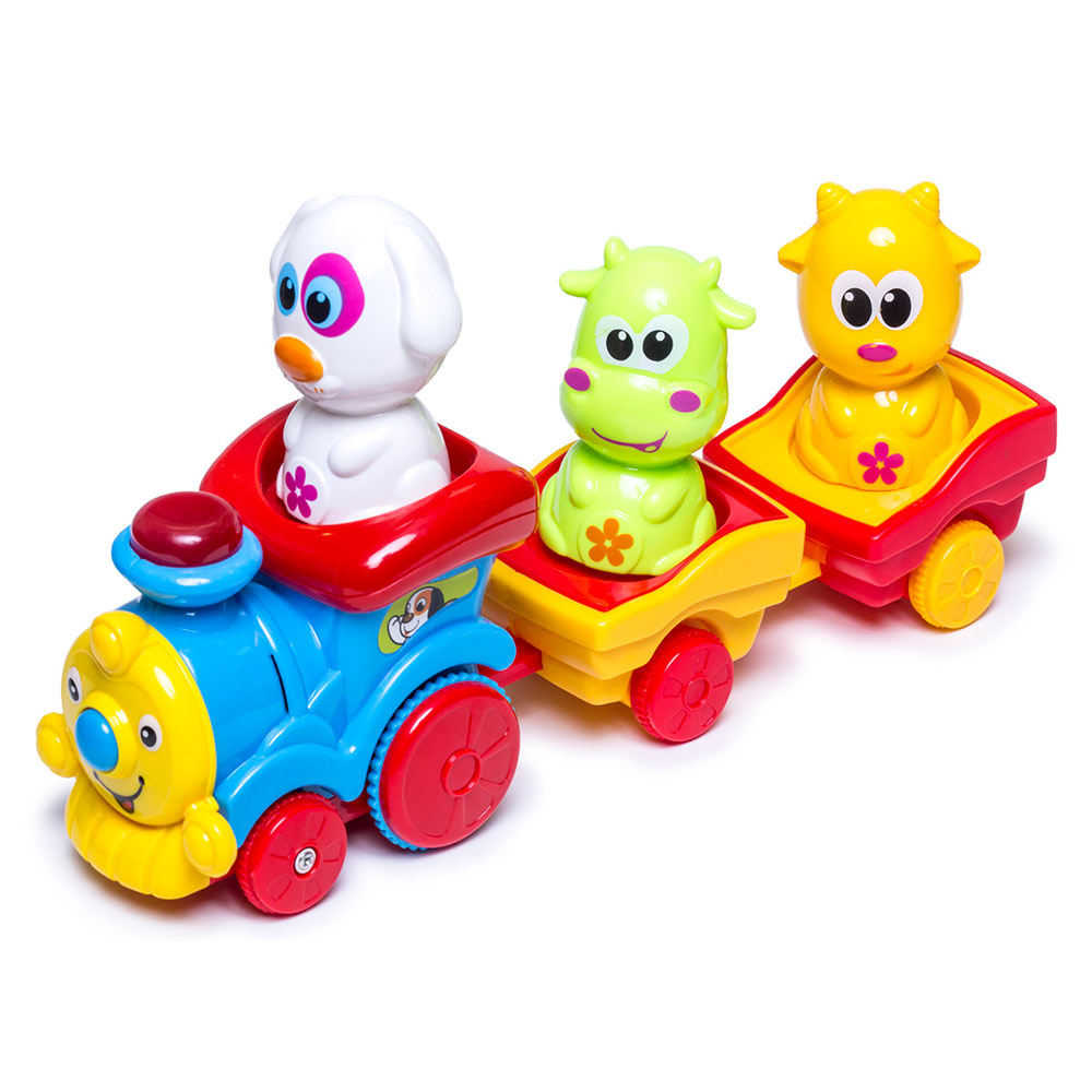 

Музыкальная игрушка Bebelino Паровозик с животными со световым эффектом (57077)