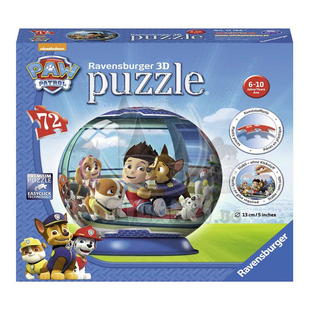 

3D пазл Щенячий патруль Ravensburger (12186_1)