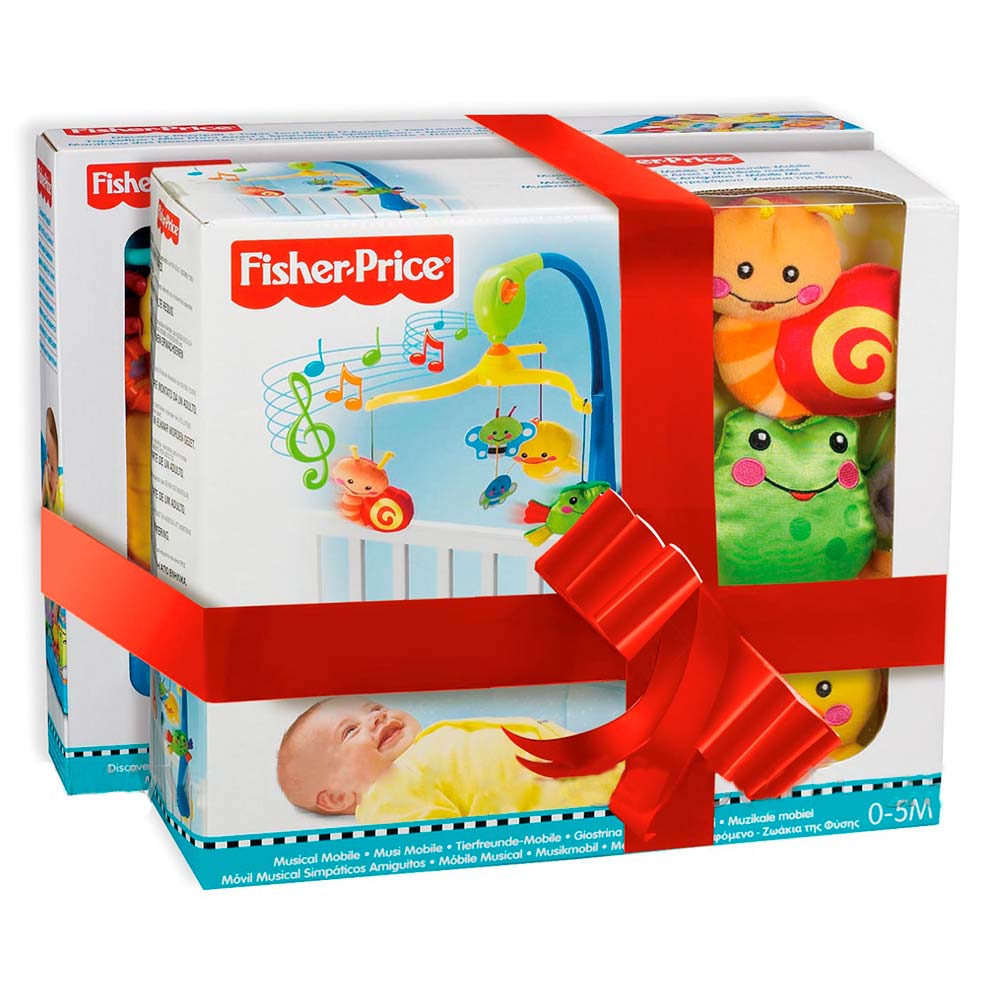 

Подарунковий набір: килимок Дослідник і мобілі Перші друзі Fisher-Price (M5606A)