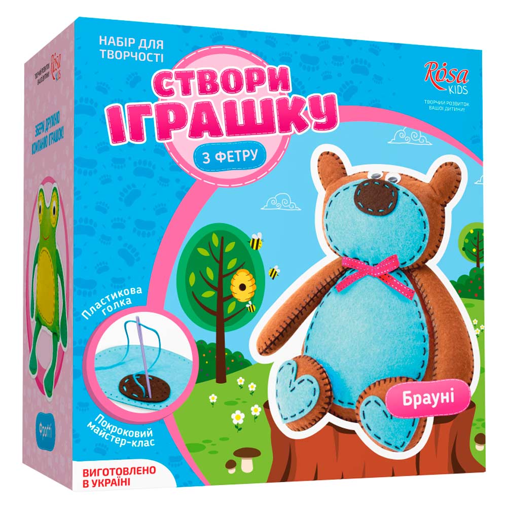 

Набор для творчества Мишка Брауни Rosa (N000232)