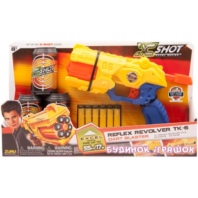 

Игровой набор Excel Бластер и 3 банки X-Shot (36116)