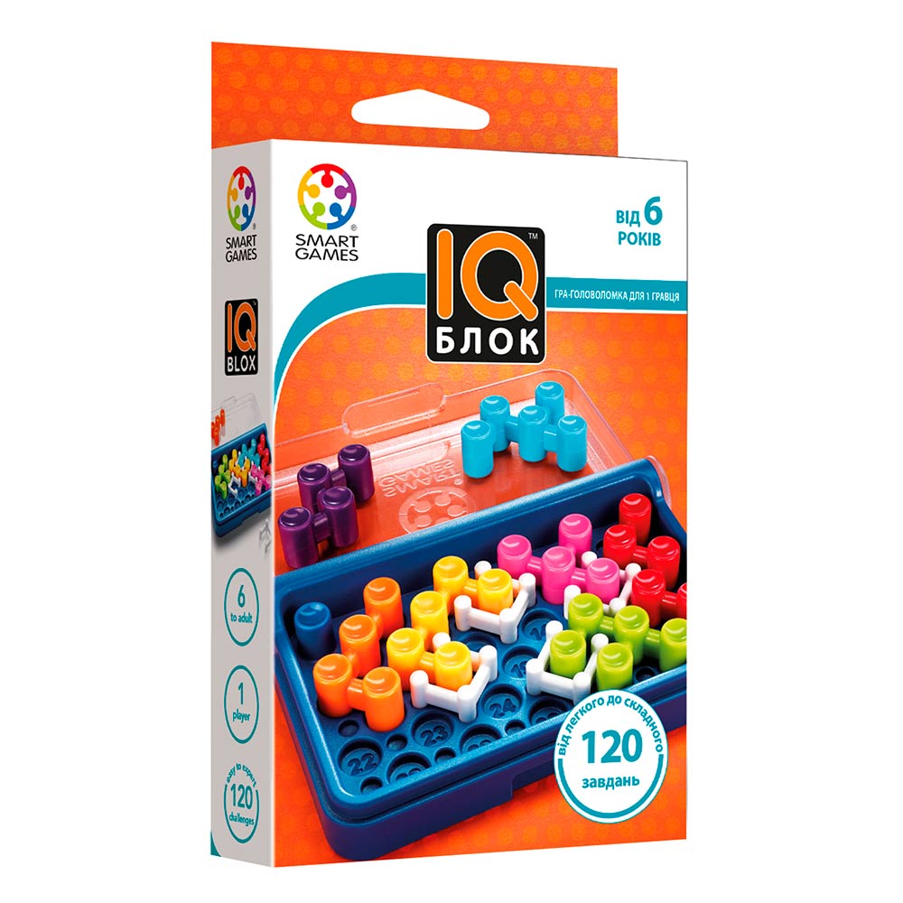 

Настольная игра Smart Games IQ Блок (SG 466 UKR)