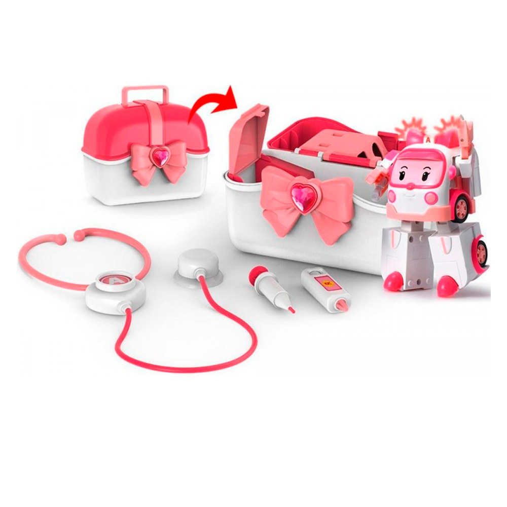 

Игровой набор Кейс-аптечка с трансформером Эмбер Poli Robocar (83074)