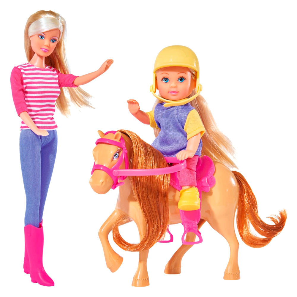 

Игровой набор Уроки верховой езды Steffi & Evi Love (573 8051)