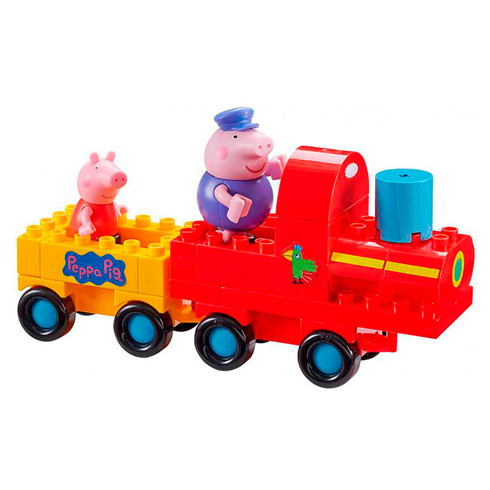 

Конструктор Паровозик дедушки Пеппы Peppa Pig (6033)