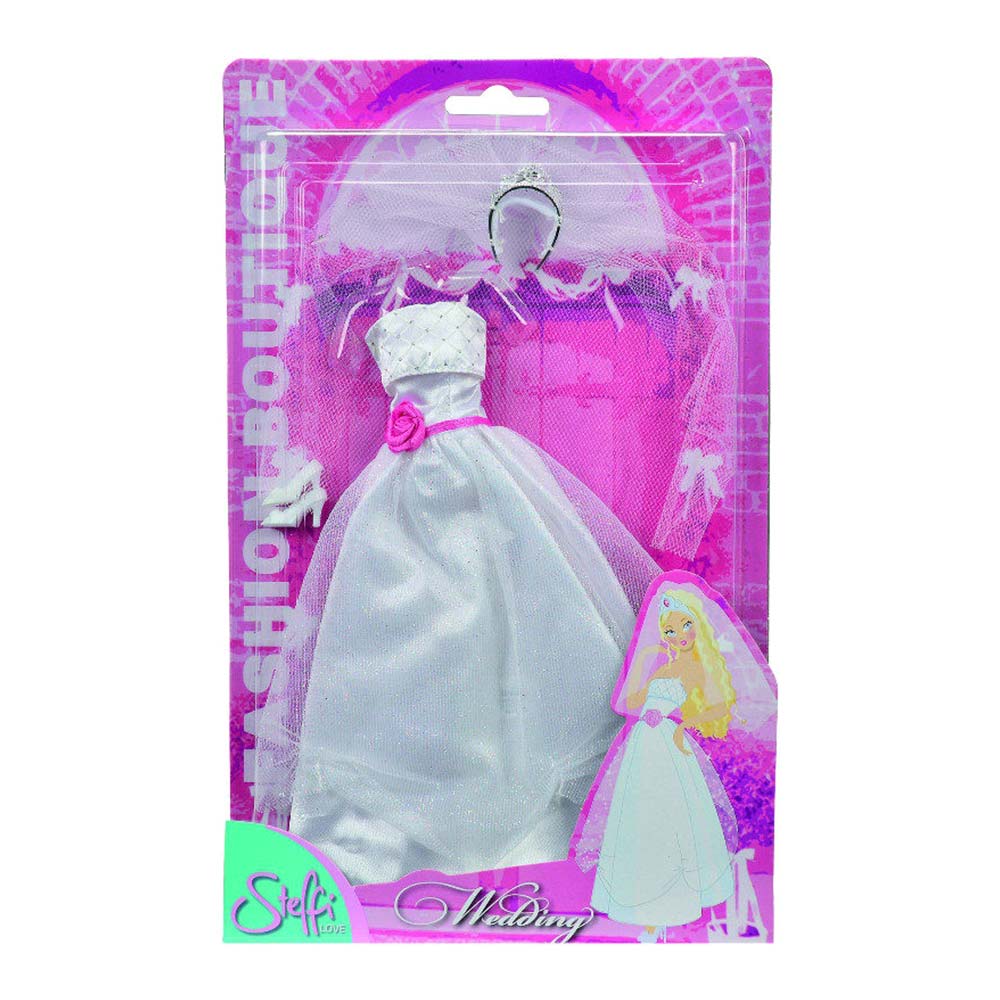Акція на Набор Steffi & Evi love Штеффи Невеста платье с розой (5721167-1) від Будинок іграшок
