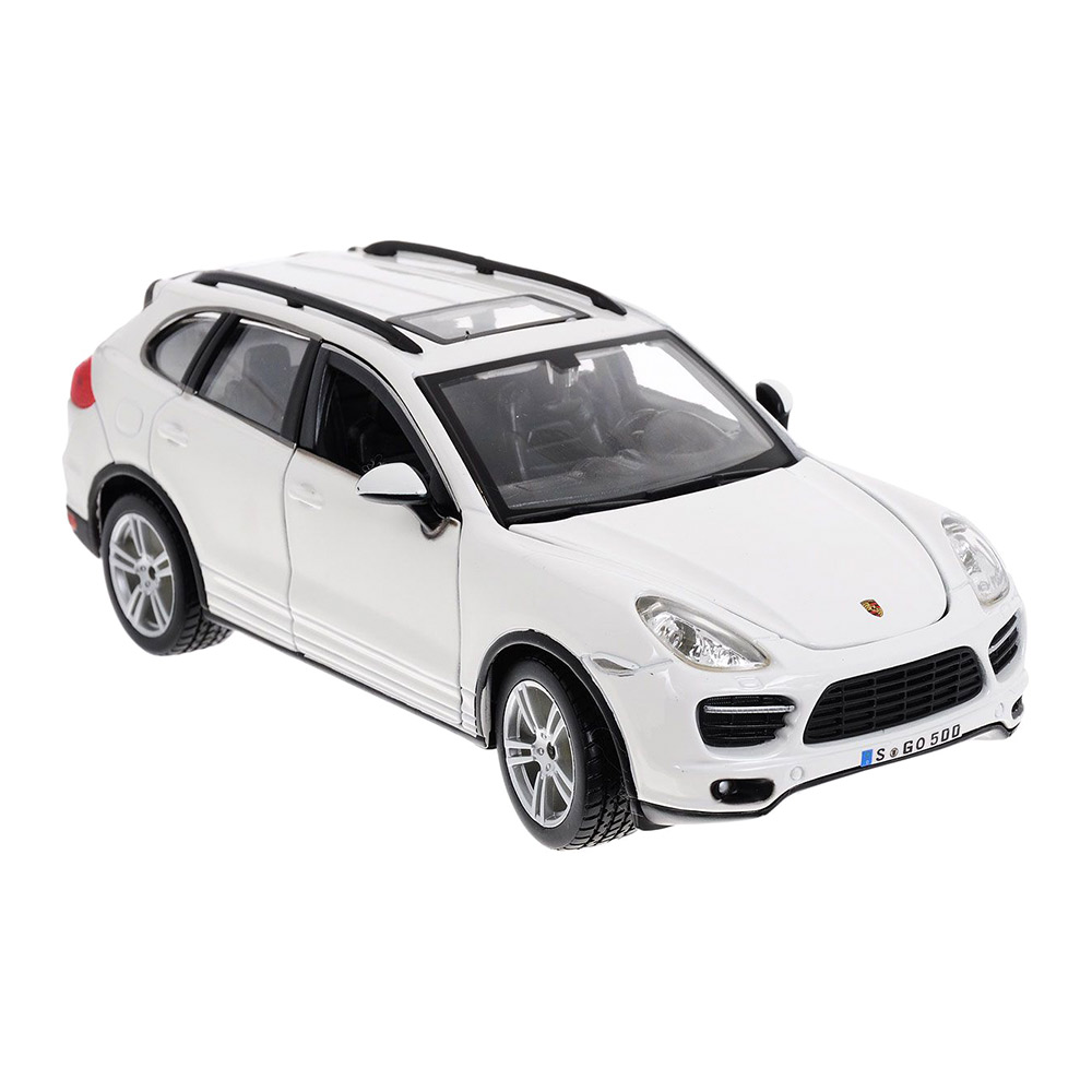 

Автомодель Bburago Porsche Cayenne turbo белый (18-21056 white)