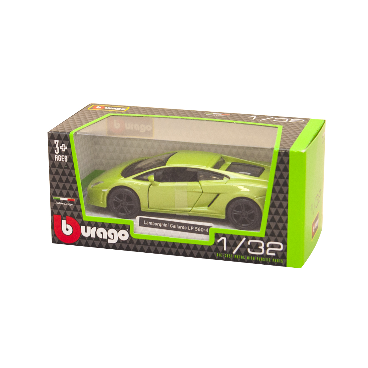 

Автомодель Bburago Lamborghini Gallardo LP560-4 2008 світло-зелений металік 1:32 (18-43020 met light green)